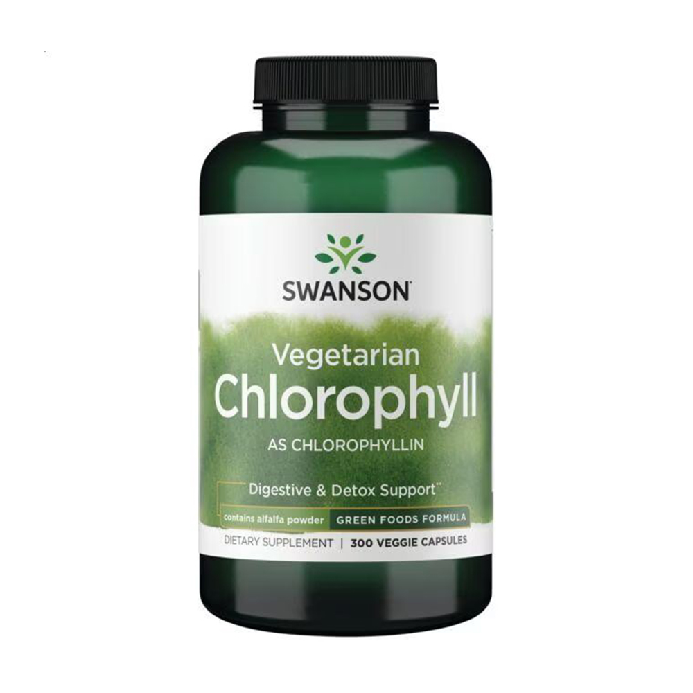 Хлорофіл Swanson Chlorofill 60 мг, 300 капсул